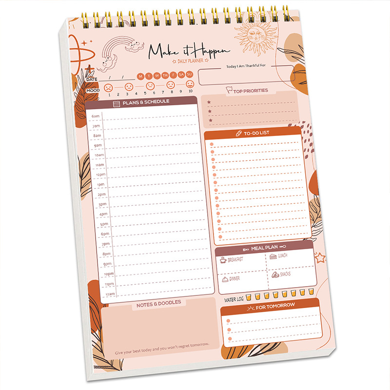 Office Stationery Supply List - Buku Catatan Spiral A5 Agenda Perencana