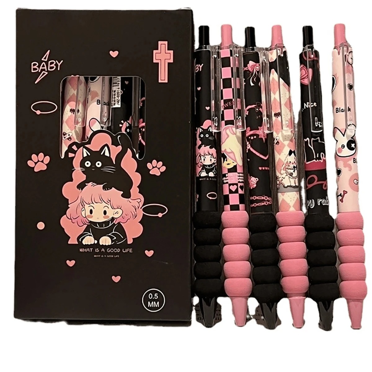 Ideal Stationery & Office Supply - Set Pena Netral Lucu Modis 6