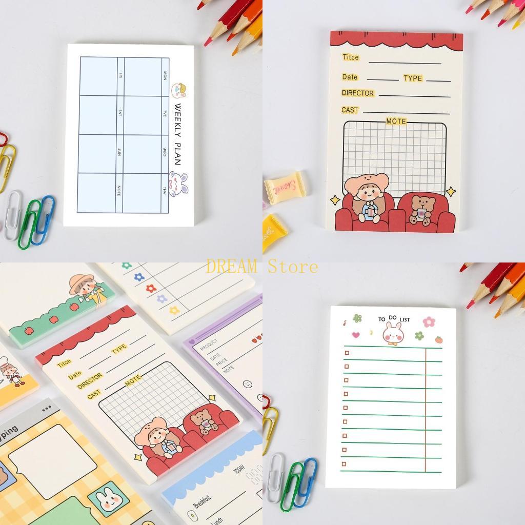Office Stationery Supply List - Catatan Tidak Lengket yang Dapat Disobek