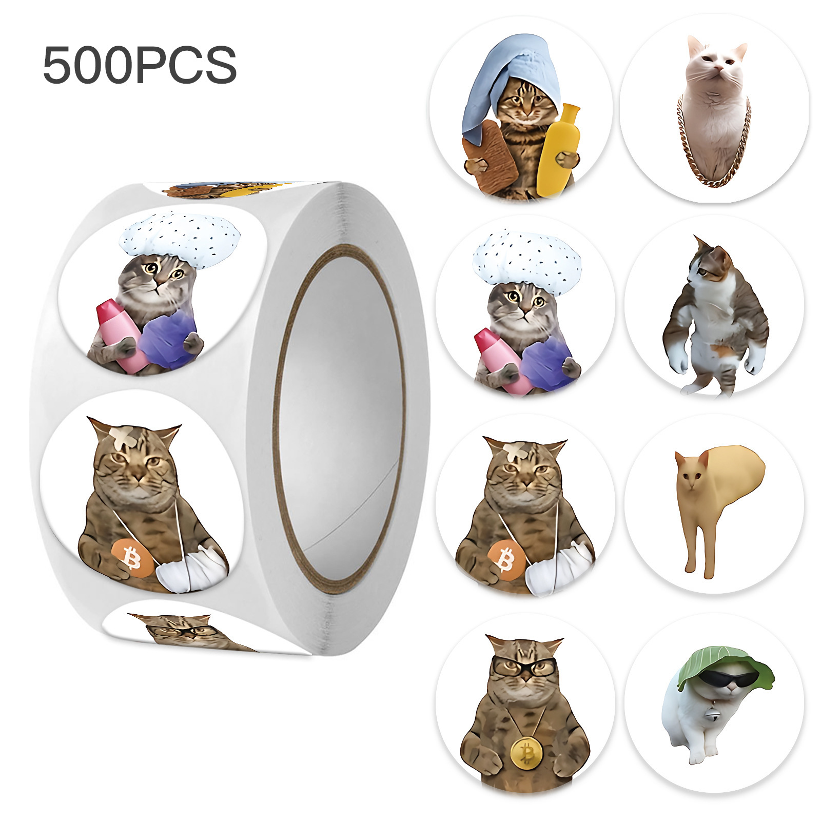 Memo Pad Sticky - 100-500 Buah Stiker Meme Emosi Grafiti