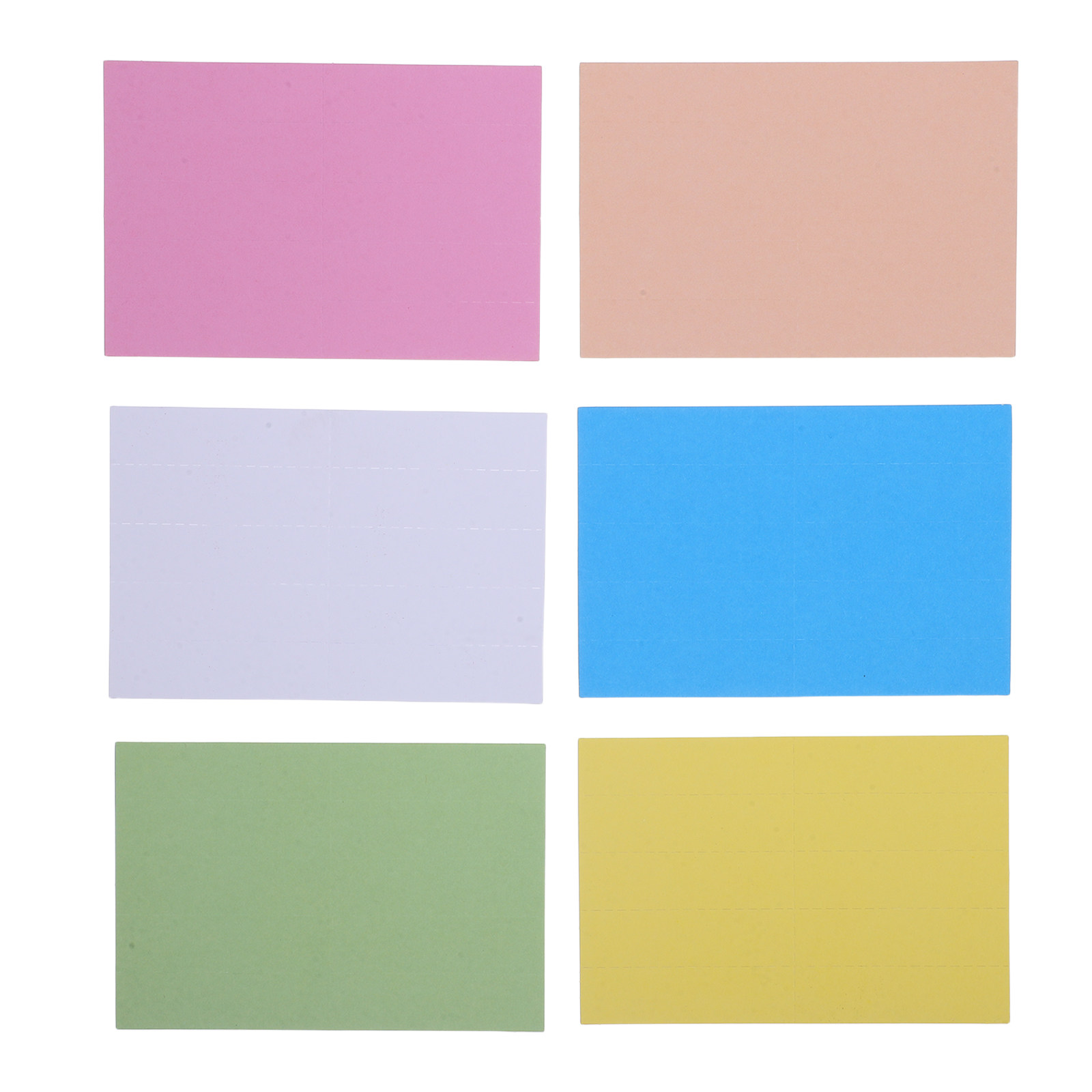 File Folder Hanging - 6 Lembar Label Folder Gantung Berwarna,