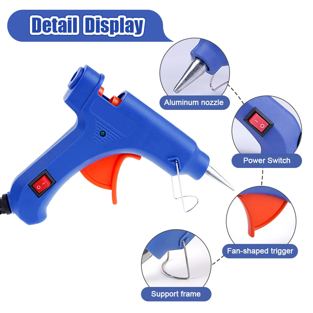 20W Pistol Lem Leleh Panas Ala - Glue Stick Pack ulasan dan harga