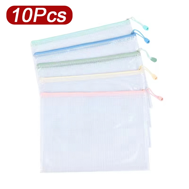 5-30 Buah Tas Jaring Resleting - Is Stationery Office Supply ulasan dan harga