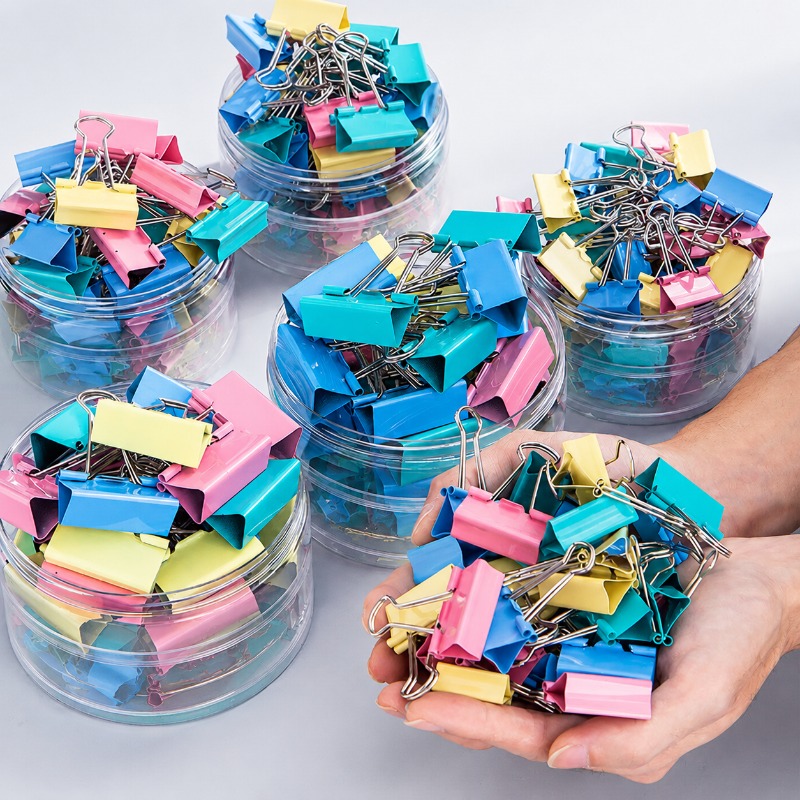 40PCS/Set Klip Binder Logam Pa - Is Stationery Office Supply ulasan dan harga