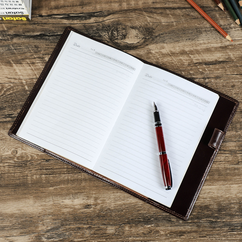 Kulit asli buatan tangan A5 La - Is Stationery Office Supply ulasan dan harga