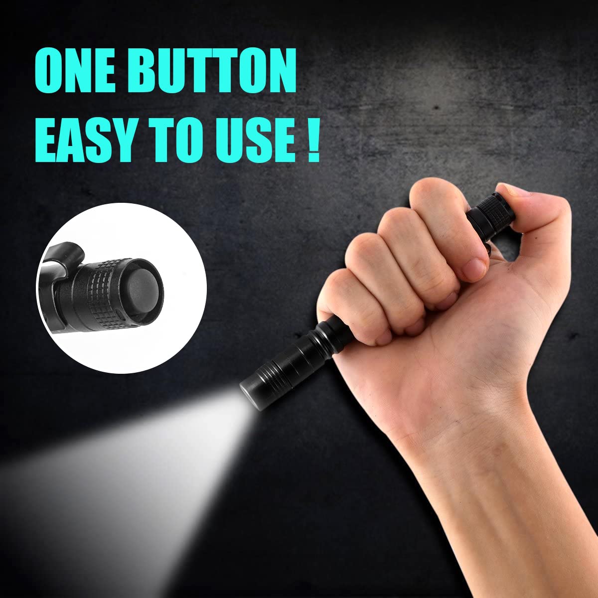 Senter LED Mini Portabel Tahan - Stationery Supply ulasan dan harga