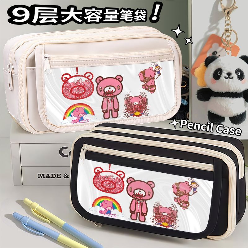 Kotak pensil Gloomy Bear, ceta - Pencil Case Large ulasan dan harga