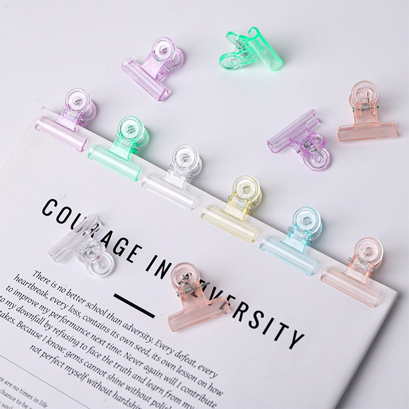 10/20 Buah Klip Binder Plastik - Is Stationery Office Supply ulasan dan harga