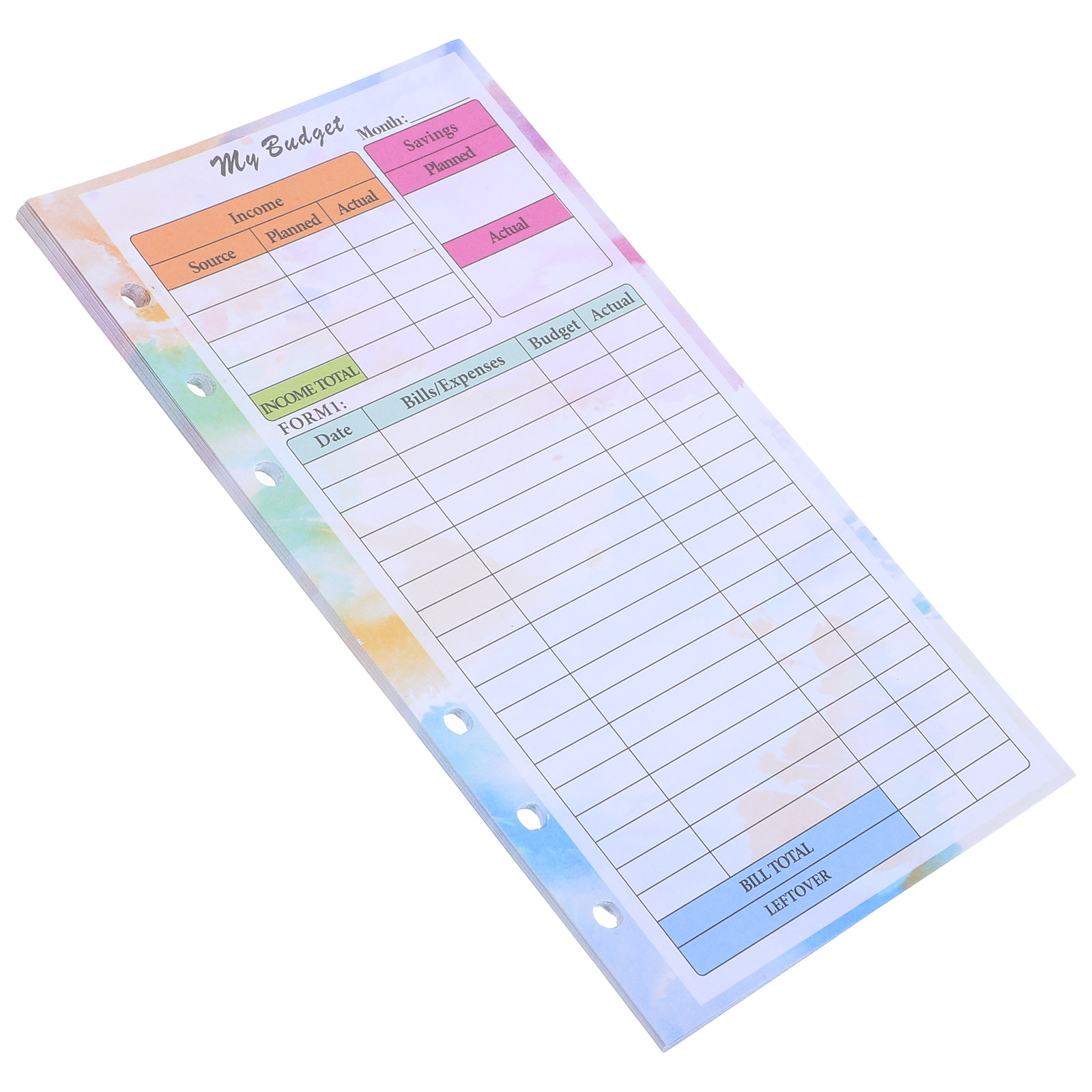 14 Lembar Isi Ulang Binder Per - Planner Weekly Budget ulasan dan harga