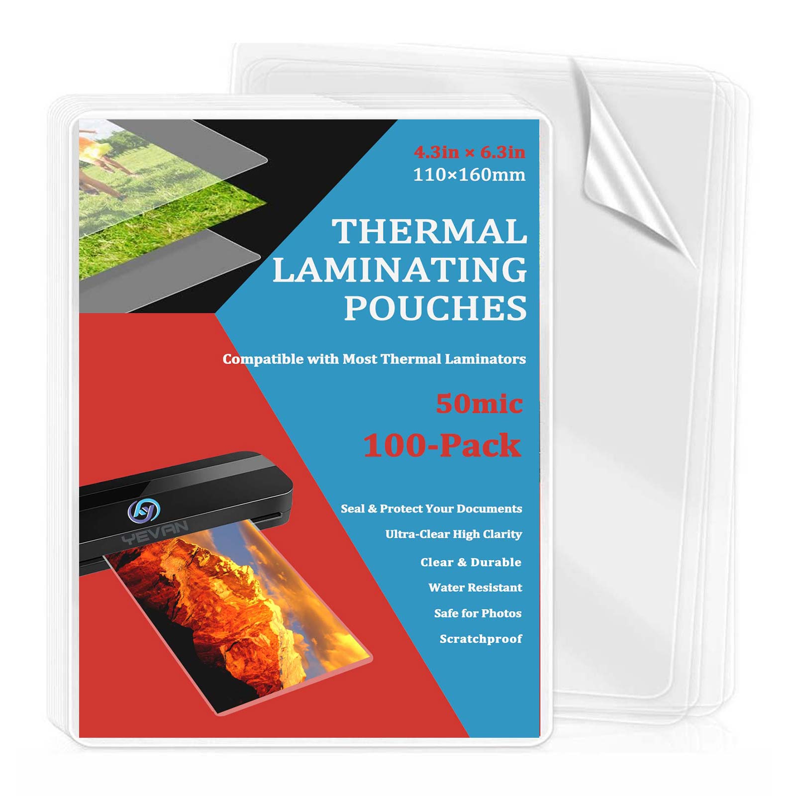 100 Lembar Kantong Laminasi Te - Document Laminator Pouch ulasan dan harga
