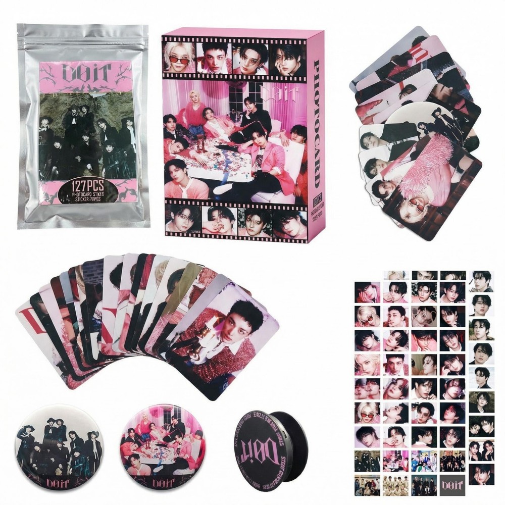 Stiker Kartu Foto Kpop Stray S - Memo Pad Sticky ulasan dan harga