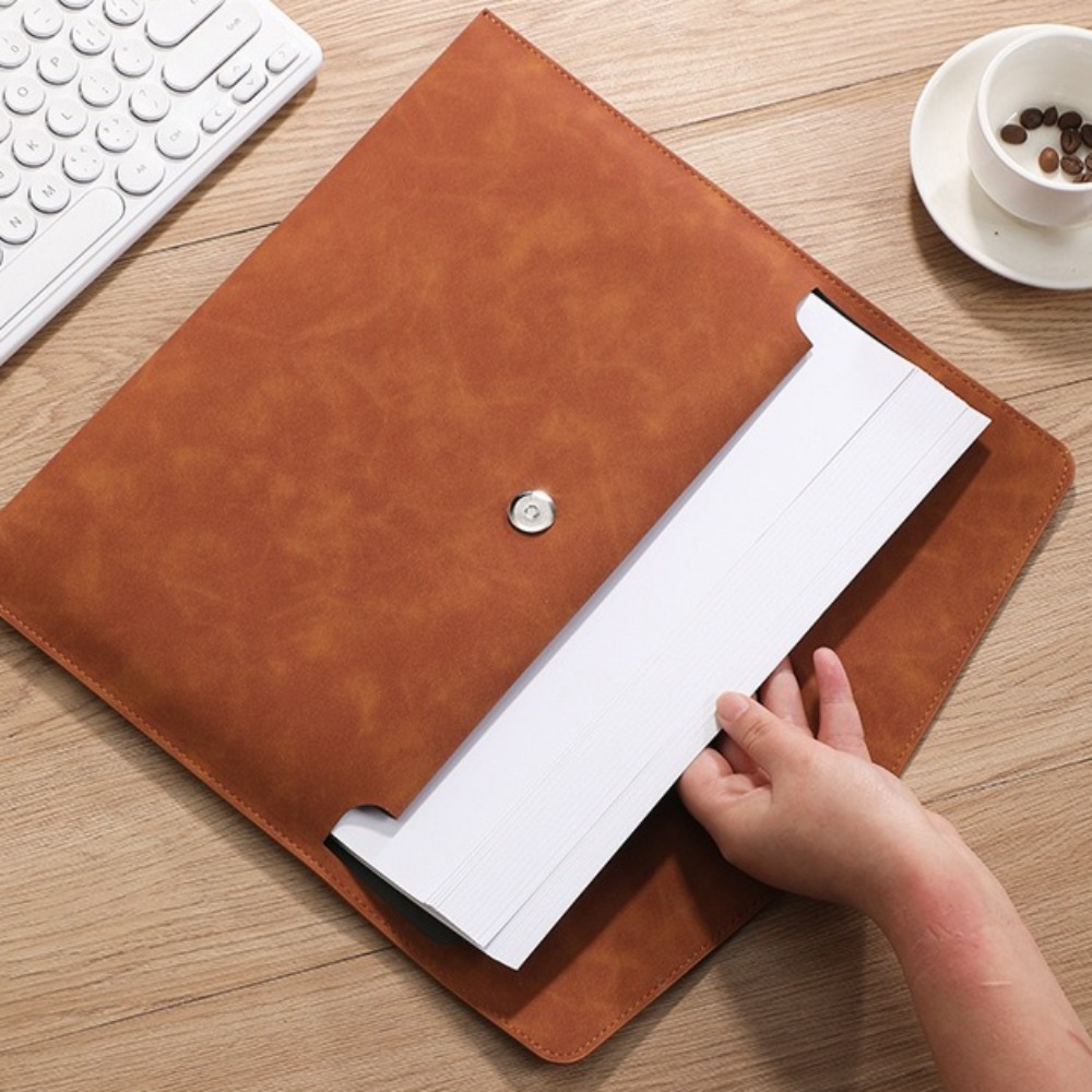 Tas File Kulit PU, Folder Arsi - Is Stationery Office Supply ulasan dan harga